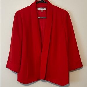 Jones Studio Bold Red Women's Blazer